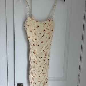WeWoreWhat Cream Floral Mini Dress